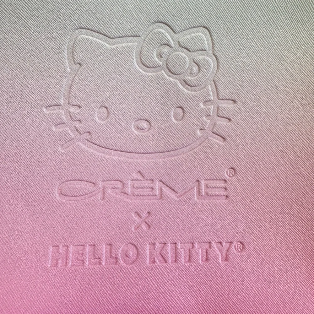 The Creme Shop x Hello Kitty Beauty Travel Case Pink Clear Makeup Bag HKTC9196